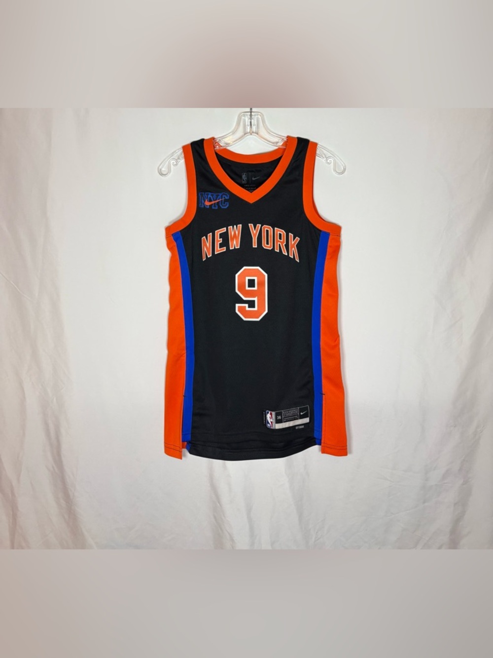 Nike New York Knicks #9 Barrett City Edition Swingman Basketball Jersey XS
